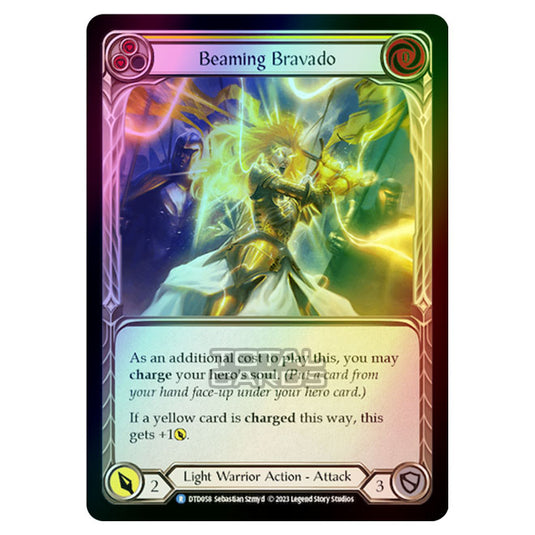 Flesh & Blood - Dusk Till Dawn - Beaming Bravado (Yellow) (Rainbow Foil) - DTD058