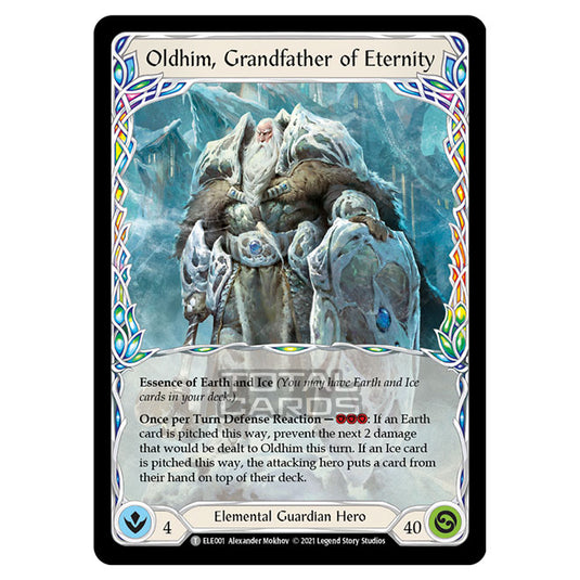 Flesh & Blood - Tales of Aria - Oldhim, Grandfather of Eternity (Token) ELE001