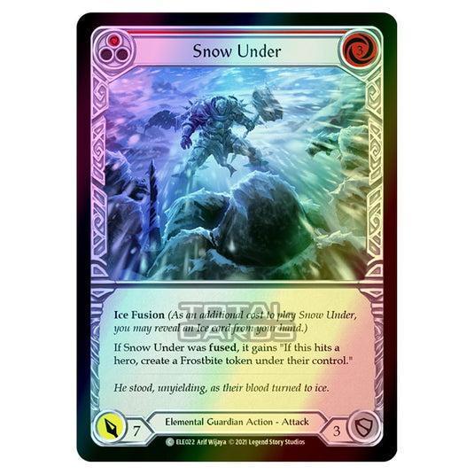 Flesh & Blood - Tales of Aria - Snow Under (Common) ELE022 (Rainbow Foil)