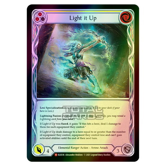 Flesh & Blood - Tales of Aria - LIGHT IT UP (Majestic) ELE036 (Rainbow Foil)