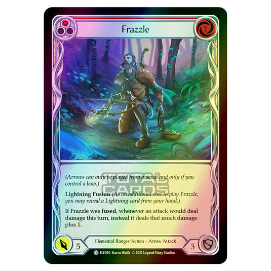 Flesh & Blood - Tales of Aria - FRAZZLE (Common) ELE059 (Rainbow Foil)