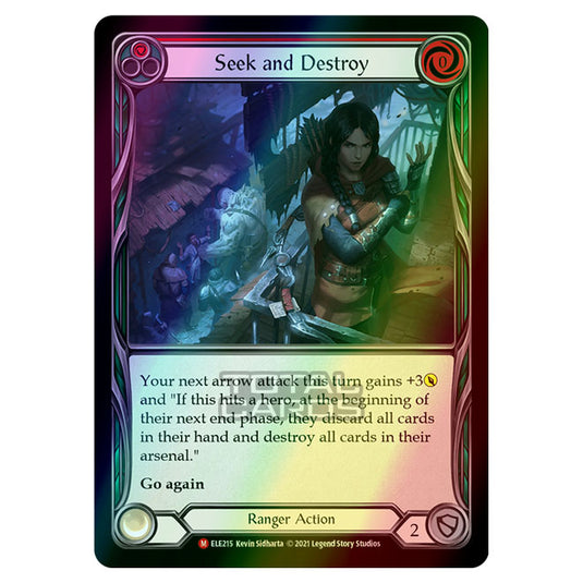 Flesh & Blood - Tales of Aria - SEEK AND DESTROY (Majestic) ELE215 (Rainbow Foil)