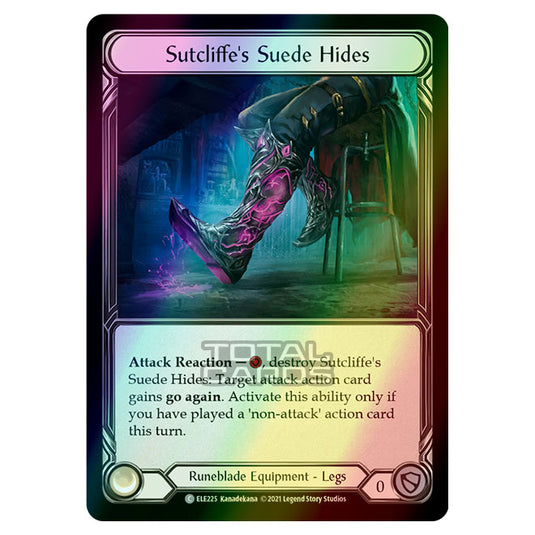 Flesh & Blood - Tales of Aria - SUTCLIFFE'S SUEDE HIDES (Common) ELE225 (Cold Foil)