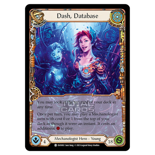 Flesh & Blood - Bright Lights - Dash, Database - EVO002