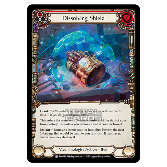 Flesh & Blood - Bright Lights - Dissolving Shield (Red) - EVO087