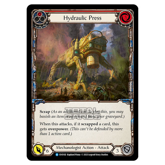 Flesh & Blood - Bright Lights - Hydraulic Press (Red) - EVO102