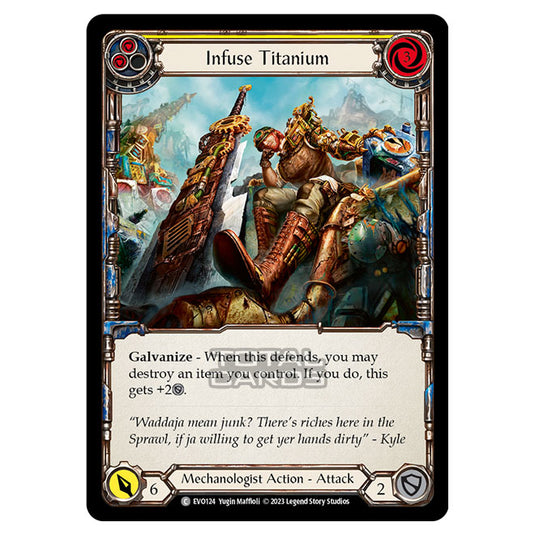 Flesh & Blood - Bright Lights - Infuse Titanium (Yellow) - EVO124