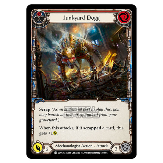 Flesh & Blood - Bright Lights - Junkyard Dogg (Red) - EVO126