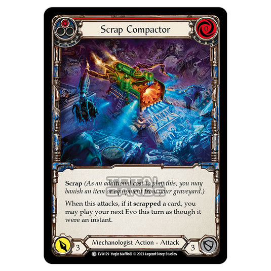 Flesh & Blood - Bright Lights - Scrap Compactor (Red) - EVO129