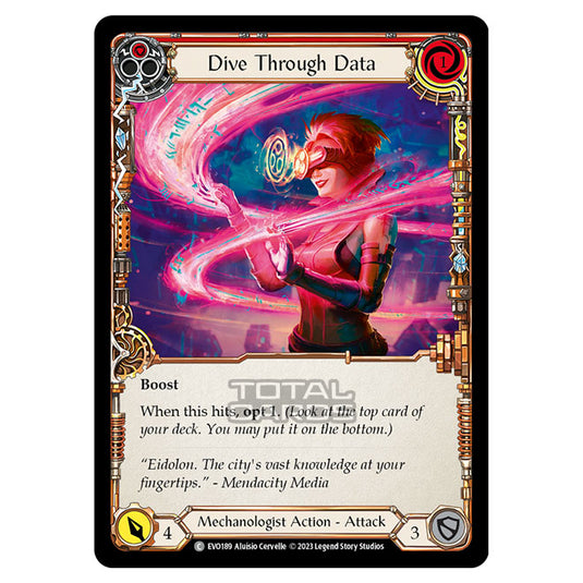 Flesh & Blood - Bright Lights - Dive Through Data (Red) - EVO189