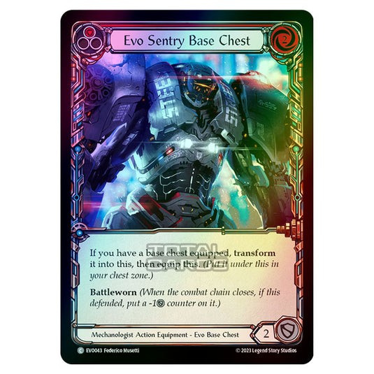 Flesh & Blood - Bright Lights - Evo Sentry Base Chest (Cold Foil) - EVO043