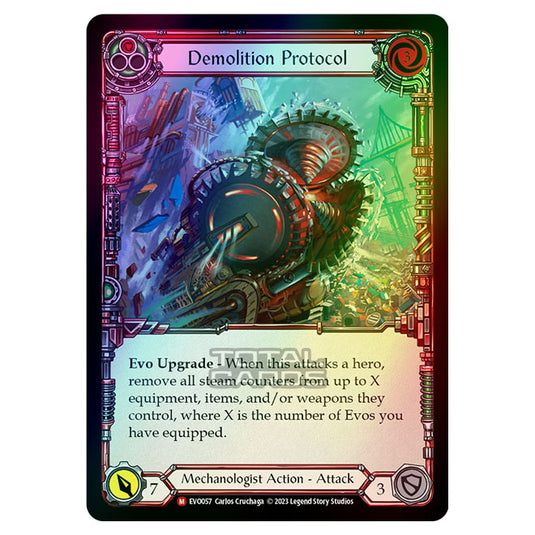 Flesh & Blood - Bright Lights - Demolition Protocol (Rainbow Foil) - EVO057