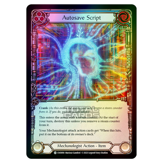 Flesh & Blood - Bright Lights - Autosave Script (Rainbow Foil) - EVO098