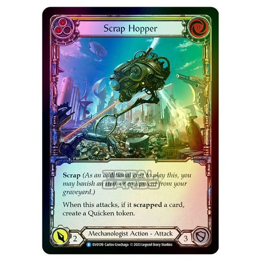 Flesh & Blood - Bright Lights - Scrap Hopper (Yellow) (Rainbow Foil) - EVO109