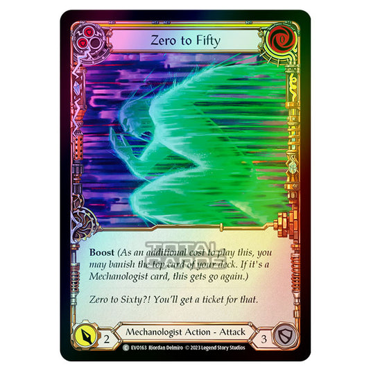 Flesh & Blood - Bright Lights - Zero to Fifty (Yellow) (Rainbow Foil) - EVO163