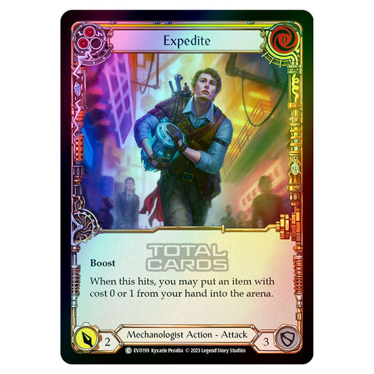Flesh & Blood - Bright Lights - Expedite (Yellow) (Rainbow Foil) - EVO199