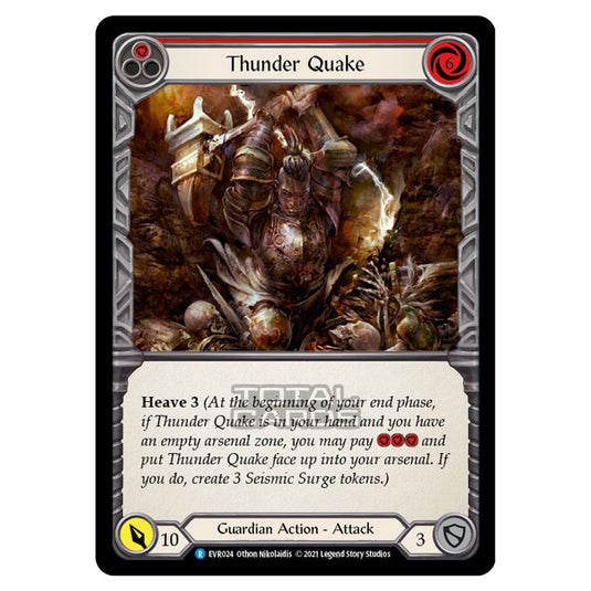 Flesh & Blood - Everfest - Thunder Quake (Rare) EVR024