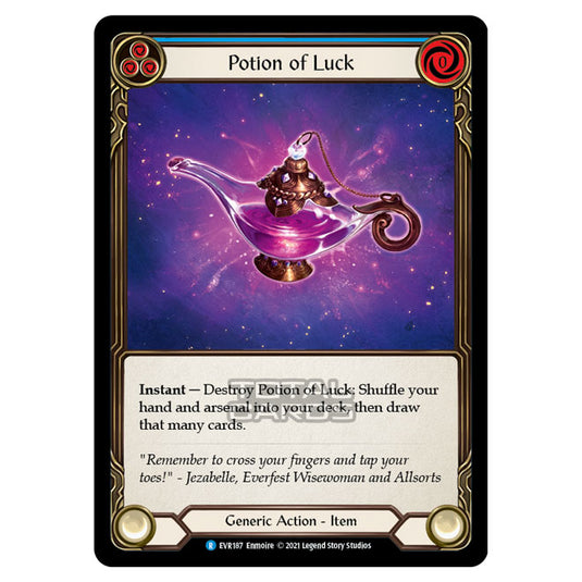 Flesh & Blood - Everfest - Potion Of Luck (Rare) EVR187