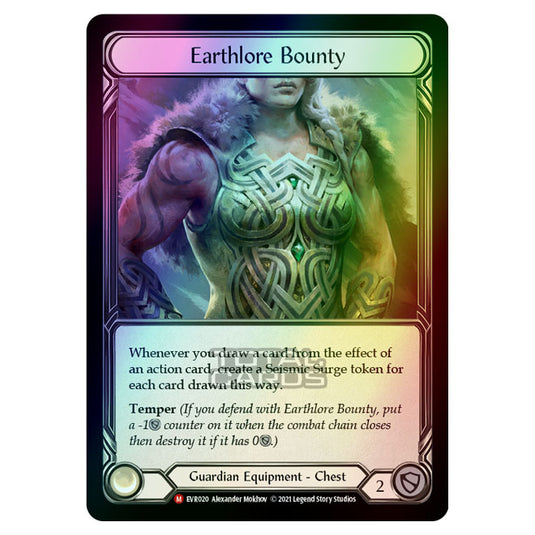 Flesh & Blood - Everfest - Earthlore Bounty (Majestic) EVR020 (Cold Foil)