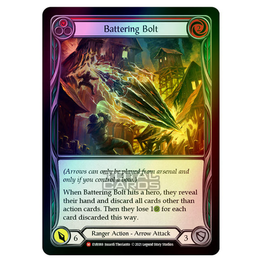 Flesh & Blood - Everfest - Battering Bolt (Majestic) EVR088 (Rainbow Foil)