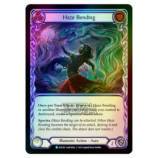 Flesh & Blood - Everfest - Haze Bending (Rare) EVR141 (Rainbow Foil)