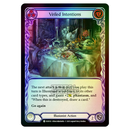 Flesh & Blood - Everfest - Veiled Intentions (Common) EVR152 (Rainbow Foil)