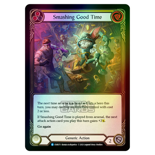 Flesh & Blood - Everfest - Smashing Good Time (Rare) EVR171 (Rainbow Foil)