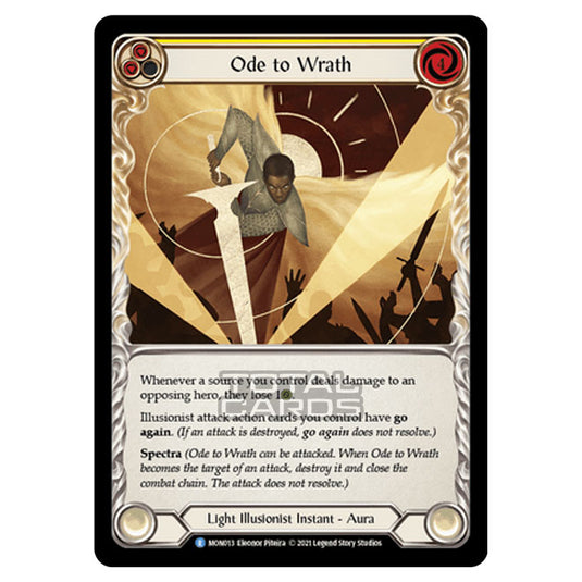 Flesh & Blood - Monarch - Ode to Wrath (Rare) MON013