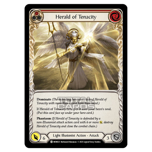 Flesh & Blood - Monarch - Herald of Tenacity (Common) MON023