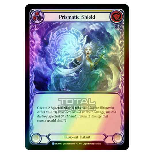 Flesh & Blood - Monarch - Prismatic Shield (Rare) MON093 (Rainbow Foil)