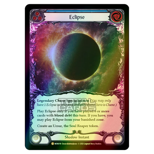 Flesh & Blood - Monarch - Eclipse (Legendary) MON190 (Cold Foil)