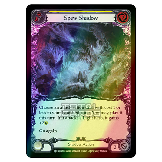 Flesh & Blood - Monarch - Spew Shadow (Common) MON213 (Rainbow Foil)