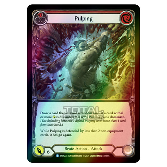 Flesh & Blood - Monarch - Pulping (Rare) MON223 (Rainbow Foil)