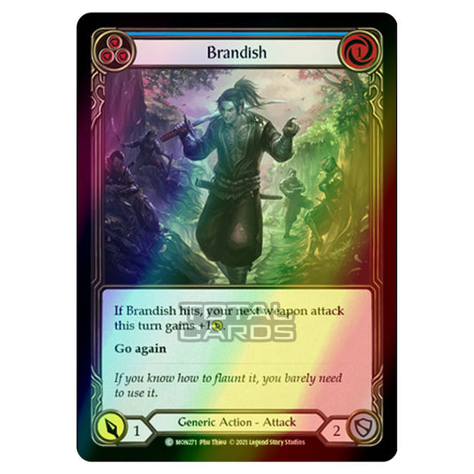 Flesh & Blood - Monarch - Brandish (Common) MON271 (Rainbow Foil)