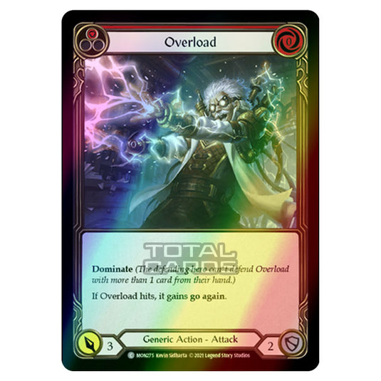 Flesh & Blood - Monarch - Overload (Common) MON275 (Rainbow Foil)