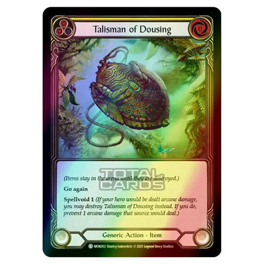 Flesh & Blood - Monarch - Talisman of Dousing (Common) MON302 (Rainbow Foil)