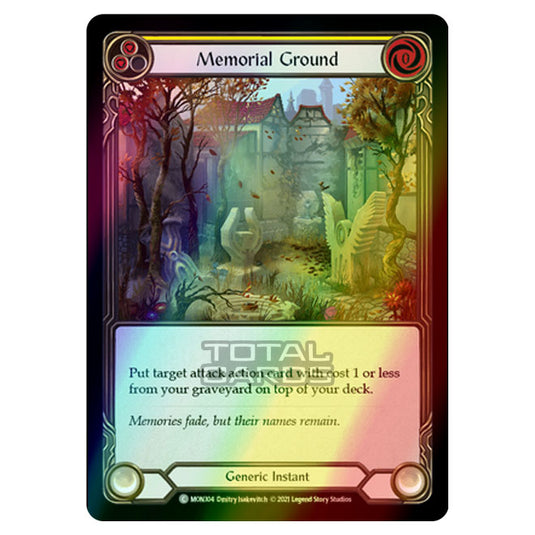 Flesh & Blood - Monarch - Memorial Ground (Common) MON304 (Rainbow Foil)