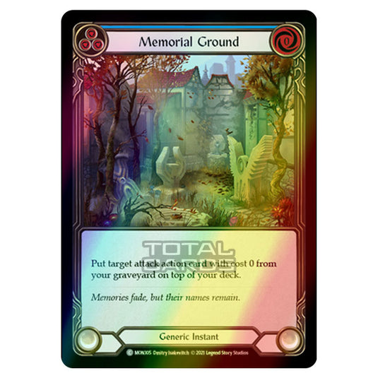 Flesh & Blood - Monarch - Memorial Ground (Common) MON305 (Rainbow Foil)