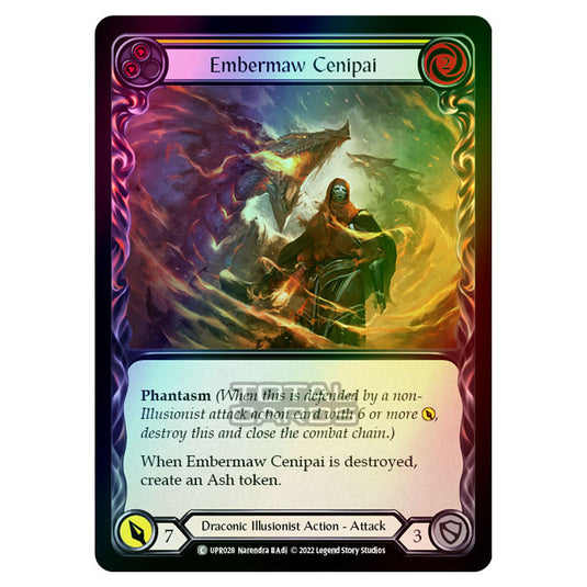 Flesh & Blood - Uprising - Embermaw Cenipai (Yellow) (Rainbow Foil) (Common) UPR028R