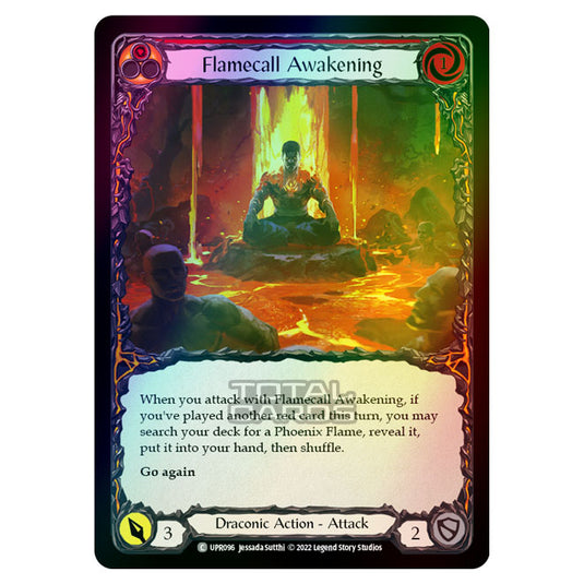 Flesh & Blood - Uprising - Flamecall Awakening (Rainbow Foil) (Common) UPR096RR