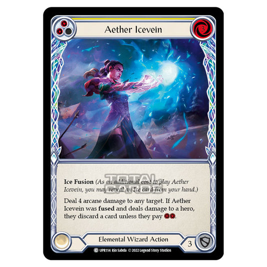 Flesh & Blood - Uprising - Aether Icevein (Yellow) (Common) UPR114