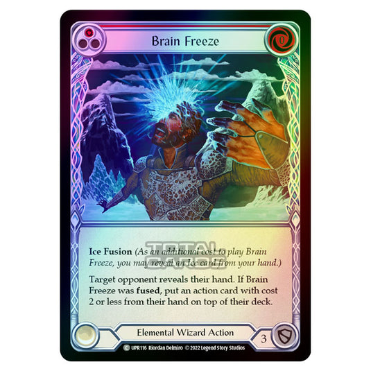 Flesh & Blood - Uprising - Brain Freeze (Red) (Rainbow Foil) (Common) UPR116R