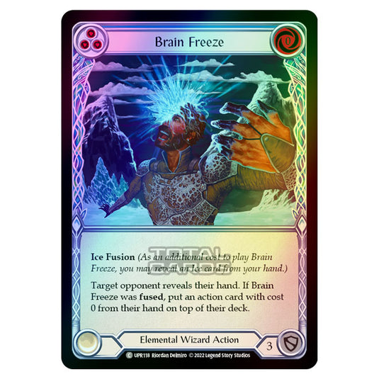 Flesh & Blood - Uprising - Brain Freeze (Blue) (Rainbow Foil) (Common) UPR118R