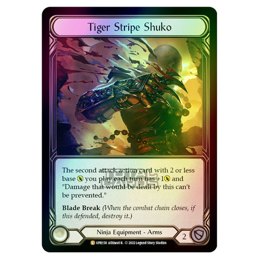 Flesh & Blood - Uprising - Tiger Stripe Shuko (Cold Foil) (Legendary) UPR158C