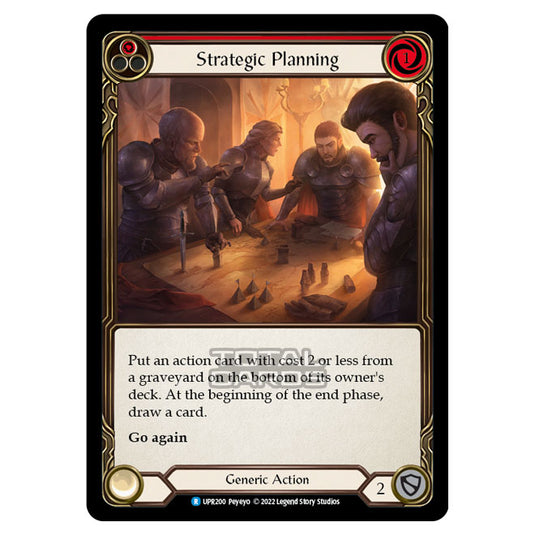 Flesh & Blood - Uprising - Strategic Planning (Red) (Rare) UPR200