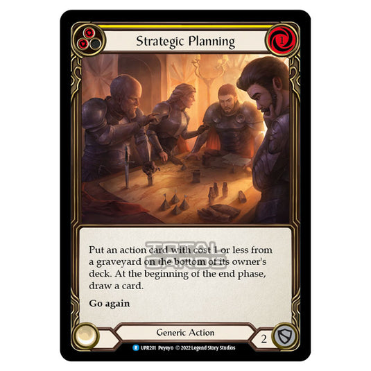 Flesh & Blood - Uprising - Strategic Planning (Yellow) (Rare) UPR201