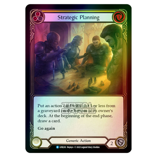 Flesh & Blood - Uprising - Strategic Planning (Yellow) (Rainbow Foil) (Rare) UPR201R