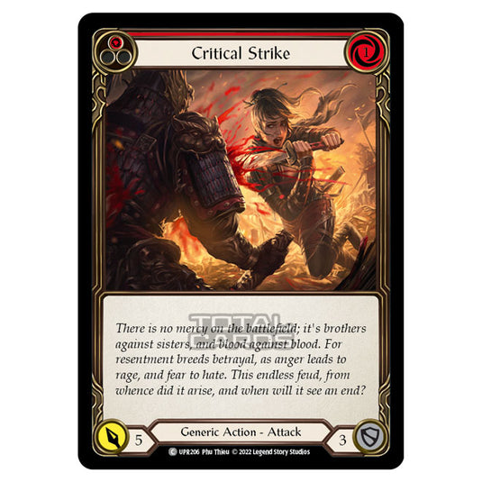 Flesh & Blood - Uprising - Critical Strike (Red) (Common) UPR206