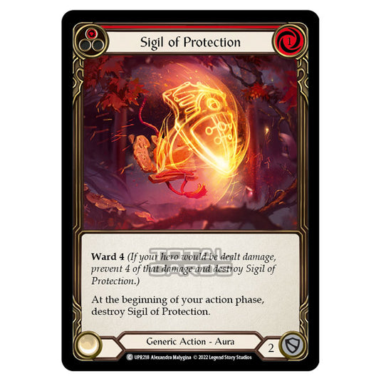 Flesh & Blood - Uprising - Sigil Of Protection (Red) (Common) UPR218