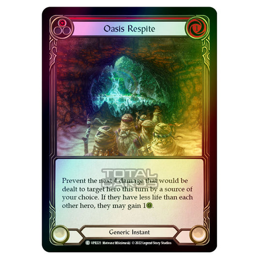 Flesh & Blood - Uprising - Oasis Respite (Red) (Rainbow Foil) (Common) UPR221R